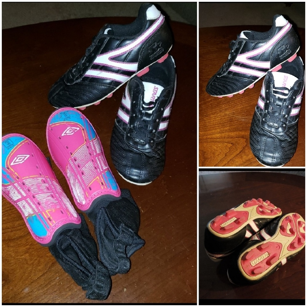 Cleats and shinguards